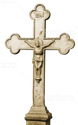 Golden holy cross