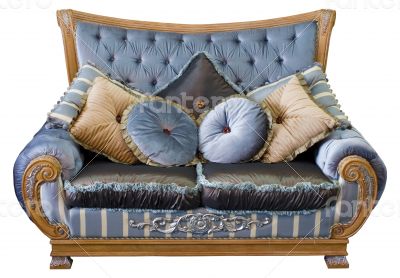 Traditional oriental sofa