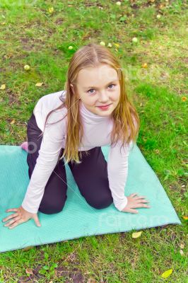 Cute playing girl