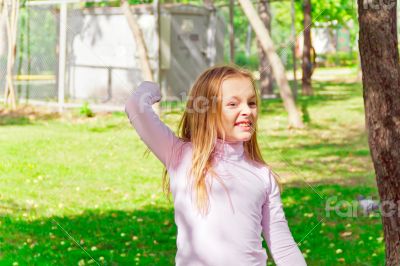 Cute playing girl