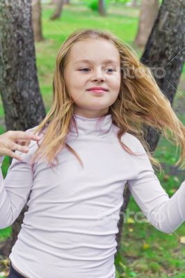Cute playing girl