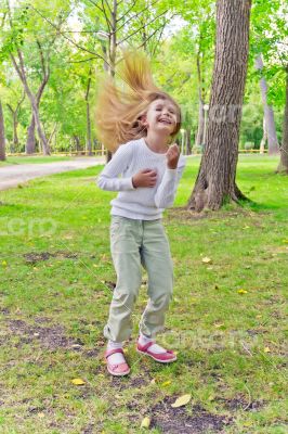 Cute playing girl