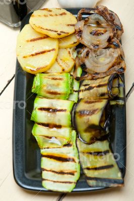 grilled assorted vegetables 