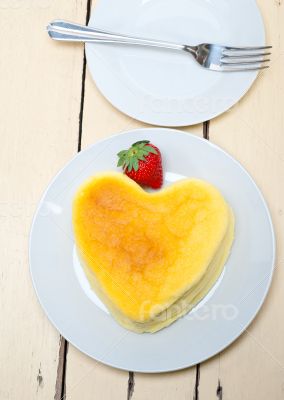 heart cheesecake