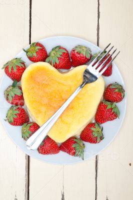 heart cheesecake