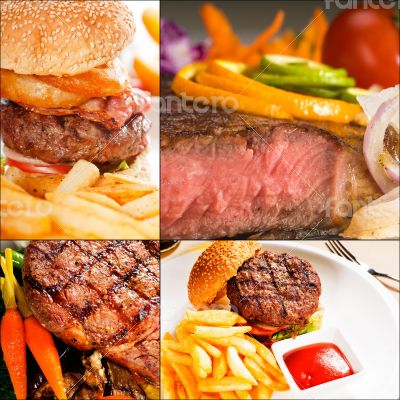 beef dishes collage