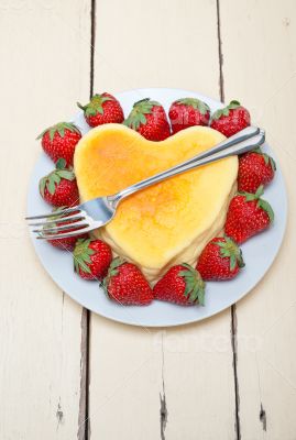 heart cheesecake