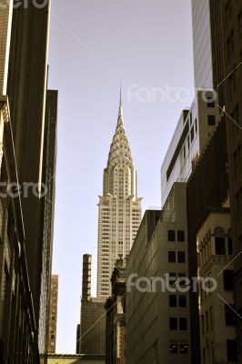 Chrysler building from 5th avenue