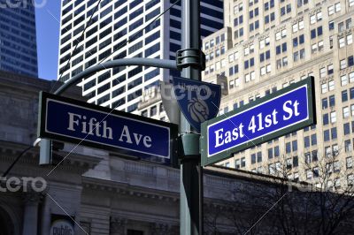 Library way sign