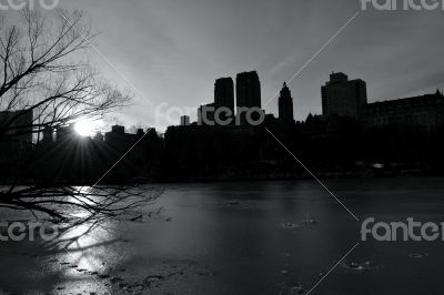 Sunset by Central Park West