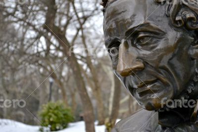 Hans Christian Andersen close up