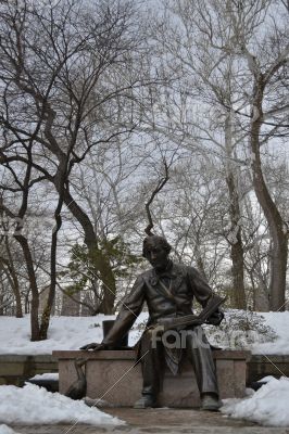Hans Christian Andersen statue in Central Park