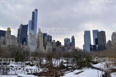 Winter on the south of Central Park