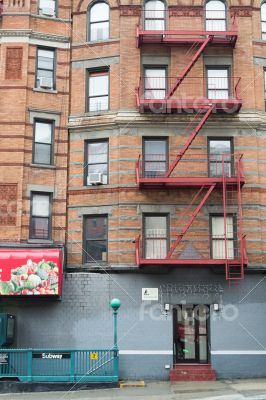 Subway entrance in the UES