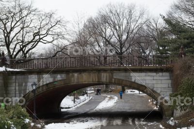 Winterdale arch in Central Park