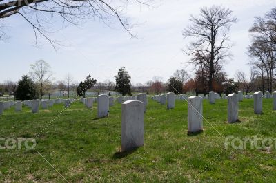 Arlington Cemetery tombstones