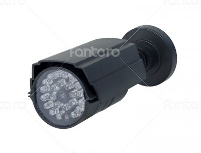 Long Black Security Camera