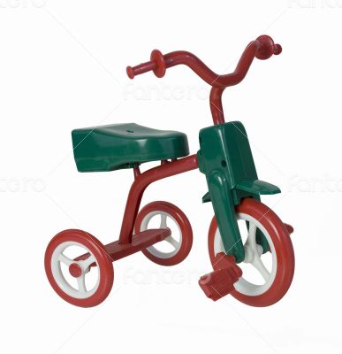 Red and Green Tricycle
