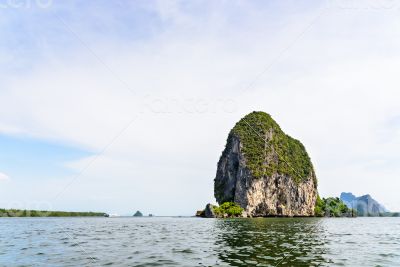 Back of Punyi Island or Koh Panyee