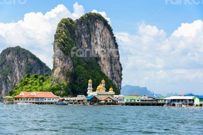 Koh Panyee or Punyi island in summer