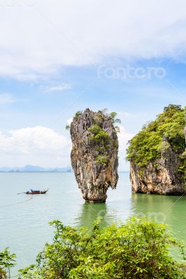 High angle view Khao Tapu island