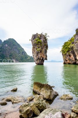 Landscape Khao Tapu or James Bond Island