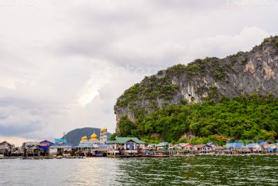 Koh Panyee or Punyi island village is floating