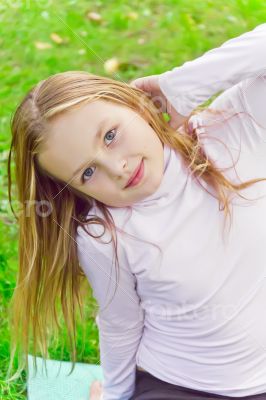 Cute playing girl