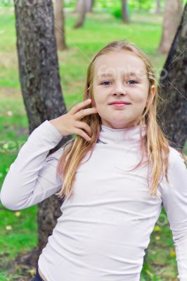 Cute playing girl