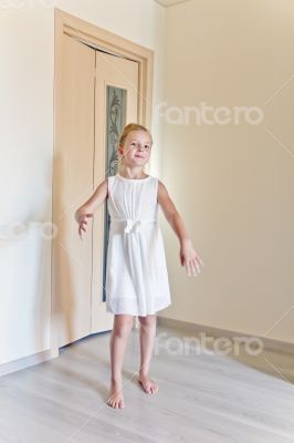 Cute dancing girl