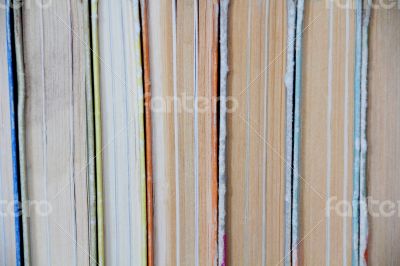Stack old hardcover books