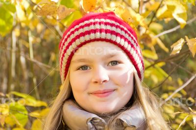 Girl in autumn