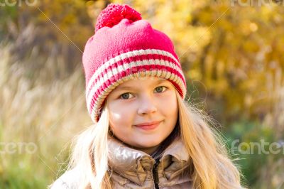 Girl in autumn