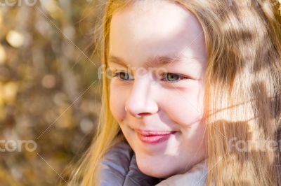 Girl in autumn