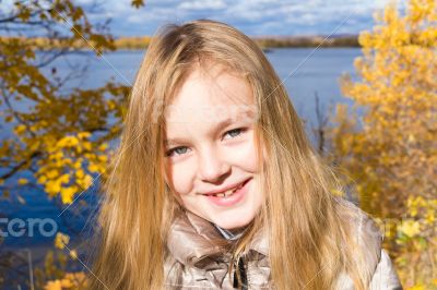 Girl in autumn