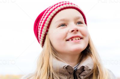 Girl in autumn