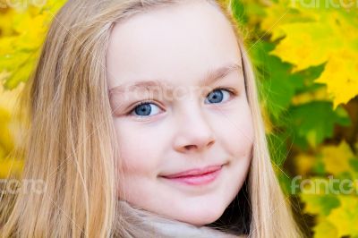 Girl in autumn