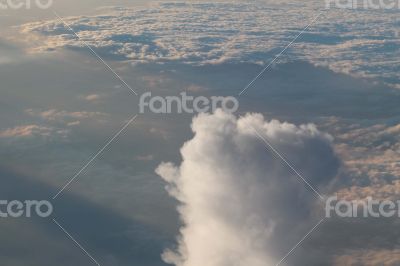 Cloud View from Airplane