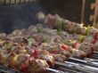 meat kebab / shashlyk on summer bbq
