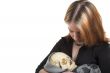 girl with skull