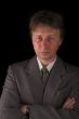 businessman on black