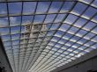 glass roof of the building