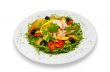 salad  with shrimps and fresh vegetables