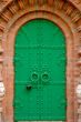 Green church gates