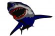 attacking shark