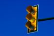 Yellow traffic light