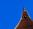 TV tower on blue sky