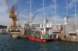 Working port of Barcelona
