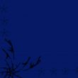floral frame with dark blue background