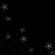 grunge background with abstract flowers